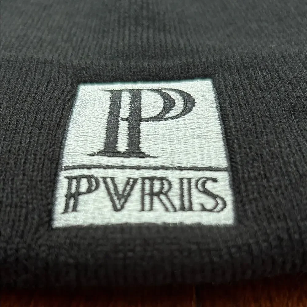 Pvris Black Knit Beanie, Unisex, NWOT